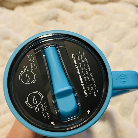 Hydrojug  shiny neon blue WAVE 40OZ Traveler Flawless! - Picture 6 of 7